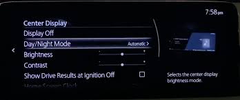 2021 Mazda Cx 30 Infotainment Settings Display Settings