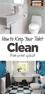 How To Keep Your Toilet Clean From Urine Splash Organization Junkie