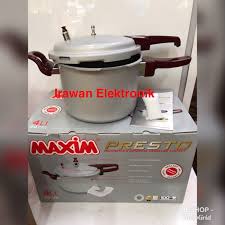 Panci ini dilengkapi denhan sistem pengunci dan katup yang menjamin kemanan penggunanya. Service Panci Presto Maxim Pancikur