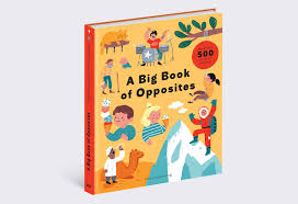 Being in a position on the other side; Albatros Media A Big Book Of Opposites