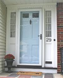 Updating Your Exterior Hardware For Six Dollars Storm Door Makeover Front Door Makeover Storm Door Hardware