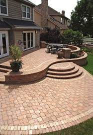We also install retaining walls from custom seat walls around brick patios to tall engineered walls. Rezultat Poshuku Zobrazhen Za Zapitom Landscape Design Project Patio Pavers Design Stone Patio Designs Patio Stones