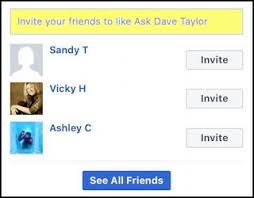 Maybe you would like to learn more about one of these? How Do I Invite Friends To Like My Facebook Page