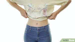 Choose the back side and grab the sleeves region together. 3 Ways To Make A Crop Top Wikihow