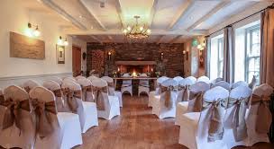 Wedding Set Up In The Undermill Beck Room At The Wild Boar Wedding Set Up Small Intimate Wedding Inglenook