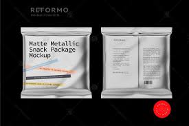 Select a mockup to start magic. Matte Metallic Snack Package Mockup In Packaging Mockups On Yellow Images Creative Store