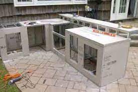 Cal flame outdoor kitchen island with bartop frame kit Bbq Island Design Specialists In Your Area Highly Rated