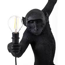 Seletti aims to encourage innovation through the reinvention of everyday furniture and fixtures. Seletti Seletti Monkey Lamp Hanging Left Workbrands