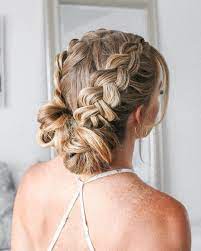 A New Tutorial Is Up On My Youtube Channel For These Double Dutch Braid Mini Buns Click The L Easy Hairstyles Long Braided Hairstyles Braided Hairstyles Easy