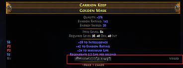 Poe Veiled Mods Changes 3 15 List Unveiled Modifier