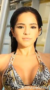 Melyssa Grace distracting Drivers at Formula Drift