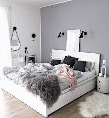 White Malm Bed With 4 Storage Boxes Under Bed Bedroom Makeover Bedroom Design House Rooms