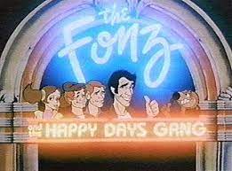Fonz and the happy days gang