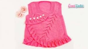 Yakali Cift Tarafli Kiz Cocuk Yelegi Yapimi Videolu Anlatimli Orguvakti Moda Bebek Bebek Yelek