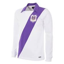 Sports club in brussels, belgium. Rsc Anderlecht 1962 63 Retro Football Shirt