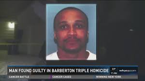 Man found guilty in Barberton triple homicide