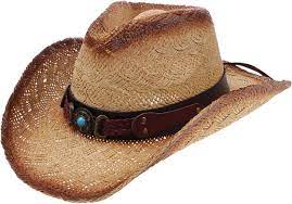 Enimay Western Outback Cowboy Hat Men S Women S Style Straw Felt Canvas Stone Brown 3 At Amazon Men S Clothing Stor Hats For Men Cowboy Hats Cowboy Hats Mens