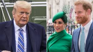 Yesterday, prince harry and meghan markle made their first joint appearance together. President Donald Trump Is Now Tweeting About Meghan Markle And Prince Harry Glamour