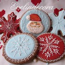 —danielle demarco, basking ridge, new jersey. Santa And Snowflakes Christmas Cookies Decorated Christmas Sugar Cookies Christmas Cookies