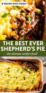 Homemade Shepherd S Pie Recipe With Tips To Make It Perfect Recipes Homemade Shepherd S Pie Easy Comfort Food