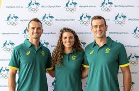 La première célébration des jeux olympiques d'hiver a lieu. Open D Australie Equipe Olympique Australienne De Tokyo Canoe Kayak Mag