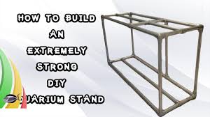 This steel fish tank stand includes secures on the above shelf, this is planned to help align and also keep the tank. How To Build An Extremely Strong Diy Aquarium Stand 420 Gallon Reef Aka The Wife Build Youtube