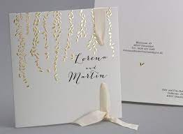 Hochzeitskarte Diane Gold M22 041 D Kollektion Haute Couture Cottonbird De Faire Part Mariage Faire Part Mariage Chic Idee Faire Part Mariage