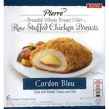 Chicken cordon bleu is a classic dish and loved worldwide. Pierre Raw Stuffed Chicken Breasts Cordon Bleu 39 Oz 6 Count Costco