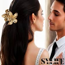 Elegant Flower Hair Claws