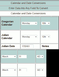 49 Logical Julian Calendar Conversion Chart