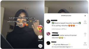Sepertinya pilihan nama dengan menggunakan sebuah awalan memiliki magnet tersendiri dimata para orangtua. Pantas Dikecam Viral Wanita Minta Saran Nama Bayi Yang Ada Unsur Kasarnya Berita Hits