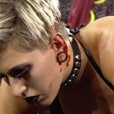 Rhea Ripley had five earrings ripped out during Io Shirai match - Cageside  Seats