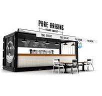 Transformation des conteneurs de fret maritime: stand d'activité de café en  déplacement rapide stand de vente rapide de supermarché de 20 pieds