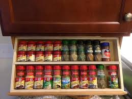 Under Cabinet Spice Rack In 2020 Cabinet Spice Rack Spice Rack Spice Drawer
