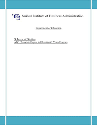 They're shorter & less expensive than bachelors and focus on practical skills. Ade Associate Degree In Education 2 Years Program Sukkur Iba