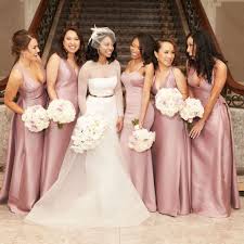 Ballroom Wedding Pink Bridesmaid Dresses With Tight Compact White Bouquets At The Four Seasons Hotel Chicago Pink Bridesmaid Dresses Ballroom Wedding Wedding