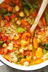 Chickpea Stew With Orzo And Mustard Greens Recipe Recipe Chickpea Stew Greens Recipe Recipes
