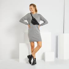 Dans la collection pull&bear, tu retrouveras des suggestions de toutes les couleurs, avec. Robe Pull En Maille Ajouree Femme Gris Kiabi 18 00