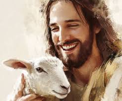 Jesus and Lamb Art Print: Parable of the Lost Sheep (digital Download)