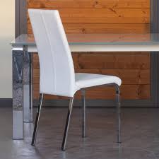 Casabianca Loto Italian Leather Dining Chair White Furniture Dining Chairs Leather Dining Chairs Dinning Chairs