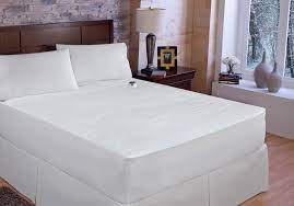 Electric heated mattress pads are the size of your entire bed and go over the actual mattress to provide warmth from below your body. Electric Mattress Pads Home Kitchen Dobby Stripe King Perfect Fit Softheat Smart Heated Electric Mattress Pad With Safe Warm Low Voltage Technology 233 Thread Count Soft Heat Lvpk 2