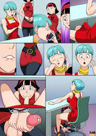 Futa Bulma and Videl Comic Page by SavalKas - Hentai Foundry