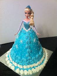 Elsa Barbie Cake Doll Birthday Cake Barbie Cake Elsa Doll Cake
