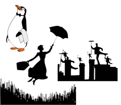 32kb, mary poppins silhouette n6 picture with tags: Silhouette Mary Poppins Silhouette Mary Poppins Mary Poppins Penguins