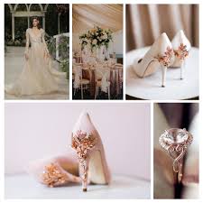 The elegant wedding pumps and lace wedding heels are excellent for the special day. Rose Gold Inspiration Harriet Wilde Wedding Shoes