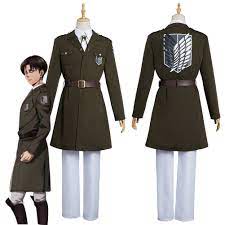Attack On Titan The Final Season Survey Corps Uniform Cosplay Costume  Outfits Halloween Carnival Suit - Cosplay Costumes - AliExpress