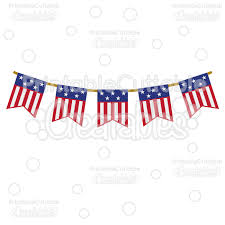 Download Patriotic Flag Banner Free Svg Cutting File Clipart SVG Cut Files