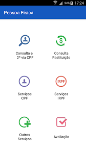 Pode, claro que pode consultar os lotes da restituição do ir 2021 pela internet. Pessoa Fisica Overview Google Play Store Brazil