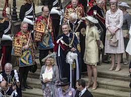 The Queen Is All Smiles As She Leads The Order Of The Garter Order Of The Garter Royal Her Majesty The Queen