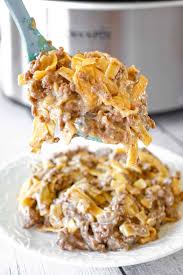 Slow cooker recipes with ground beef and noodles. Crock Pot Beef And Noodles This Is Not Diet Food